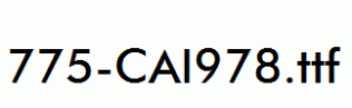 fonts 775-CAI978.ttf