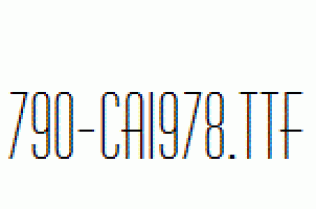 fonts 790-CAI978.ttf