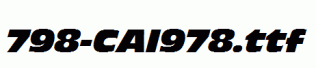 fonts 798-CAI978.ttf