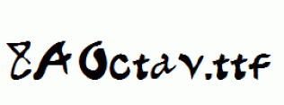 fonts 8-Octav.ttf