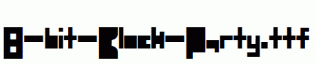 fonts 8-bit-Block-Party.ttf