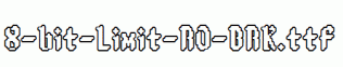 fonts 8-bit-Limit-RO-BRK.ttf