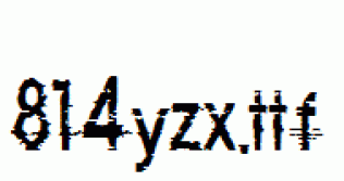 fonts 814yzx.ttf