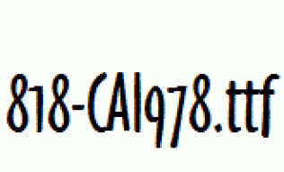fonts 818-CAI978.ttf