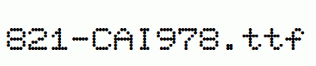 fonts 821-CAI978.ttf