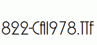 fonts 822-CAI978.ttf