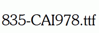 fonts 835-CAI978.ttf