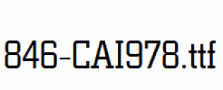fonts 846-CAI978.ttf