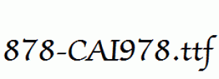 fonts 878-CAI978.ttf