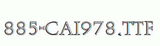 fonts 885-CAI978.ttf