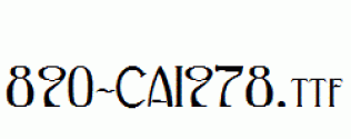 fonts 890-CAI978.ttf