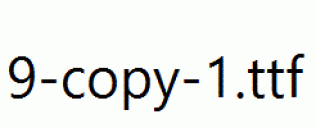 fonts 9-copy-1.ttf