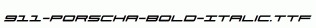 fonts 911-Porscha-Bold-Italic.ttf