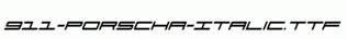 fonts 911-Porscha-Italic.ttf