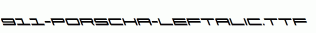 fonts 911-Porscha-Leftalic.ttf