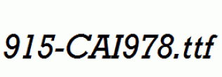 fonts 915-CAI978.ttf