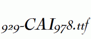 fonts 929-CAI978.ttf