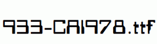 fonts 933-CAI978.ttf