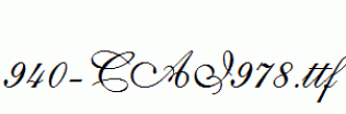 fonts 940-CAI978.ttf