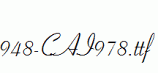 fonts 948-CAI978.ttf