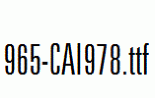 fonts 965-CAI978.ttf
