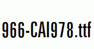 fonts 966-CAI978.ttf
