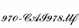 fonts 970-CAI978.ttf