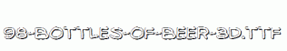 fonts 98-Bottles-of-Beer-3D.ttf
