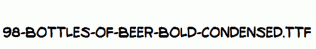 fonts 98-Bottles-of-Beer-Bold-Condensed.ttf