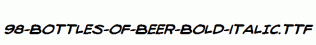 fonts 98-Bottles-of-Beer-Bold-Italic.ttf