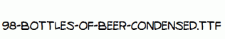 fonts 98-Bottles-of-Beer-Condensed.ttf