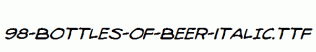 fonts 98-Bottles-of-Beer-Italic.ttf