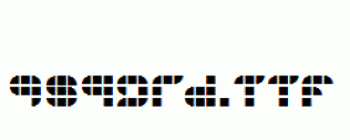 fonts 9sqgrd.ttf
