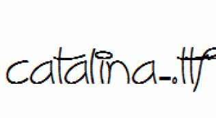 fonts Catalina-.ttf