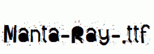 fonts Manta-Ray-.ttf