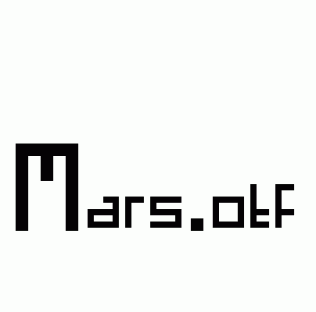 fonts Mars.otf