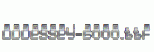 fonts Oddessey-6000.ttf