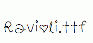fonts Ravioli.ttf
