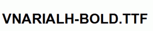 fonts VnArialH-Bold.ttf