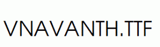 fonts VnAvantH.ttf