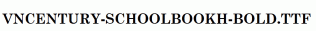 fonts VnCentury-SchoolbookH-Bold.ttf