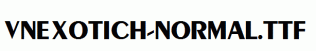 fonts VnExoticH-Normal.ttf