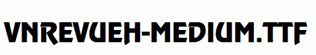 fonts VnRevueH-Medium.ttf