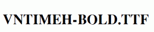 fonts VnTimeH-Bold.ttf