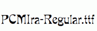PCMIra-Regular.ttf