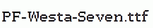 PF-Westa-Seven.ttf