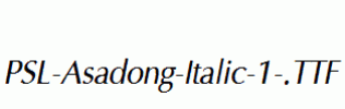 PSL-Asadong-Italic-1-.ttf