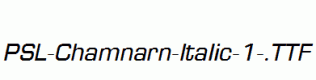 PSL-Chamnarn-Italic-1-.ttf