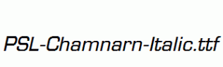 PSL-Chamnarn-Italic.ttf