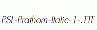 PSL-Prathom-Italic-1-.ttf